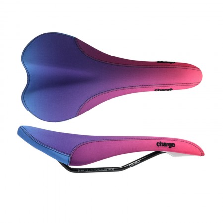 Charge Spoon Pink/Purple Bike Saddle 